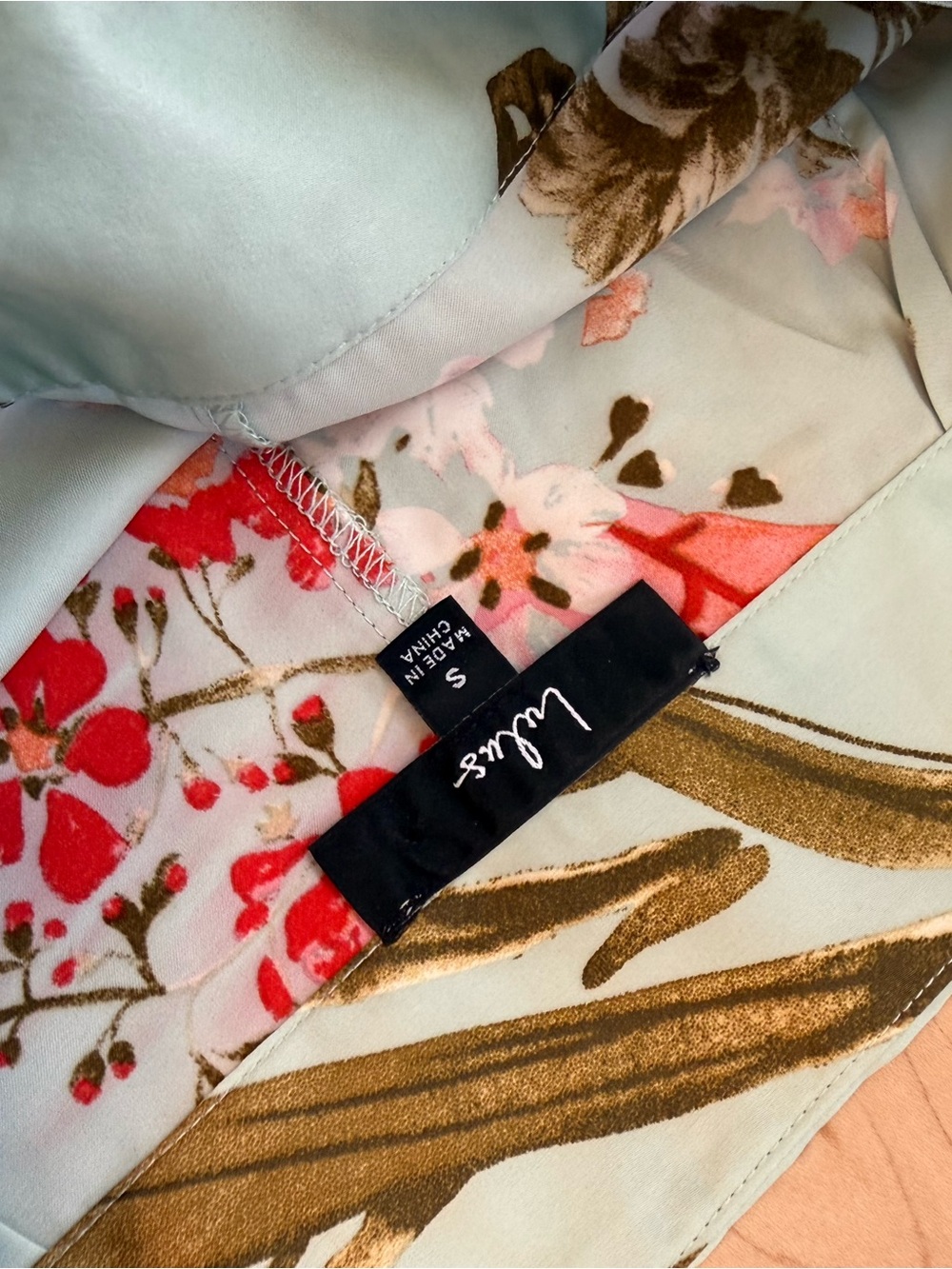 Lulu's Light Blue Floral Wide-Leg Pants - Picture 2 of 3